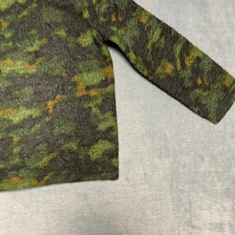 Nike Fleece Hoodie Toddler Kids 3T Green Black Camouflage Swoosh Logo Pullover